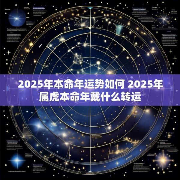 2025年本命年运势如何 2025年属虎本命年戴什么转运