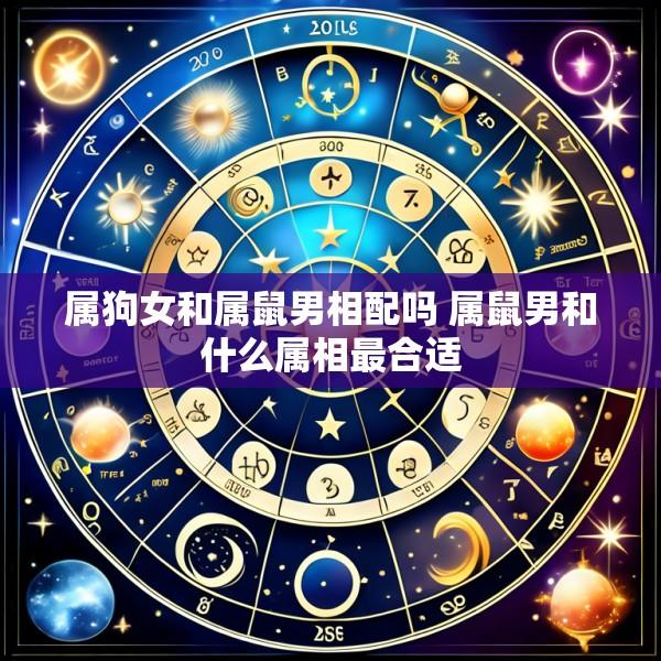 属狗女和属鼠男相配吗 属鼠男和什么属相最合适