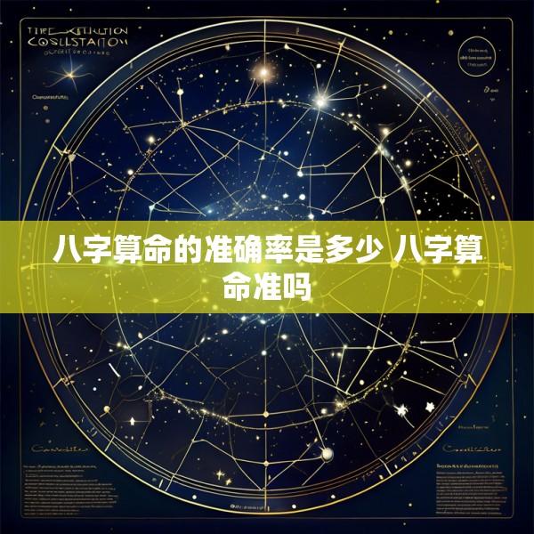 八字算命的准确率是多少 八字算命准吗