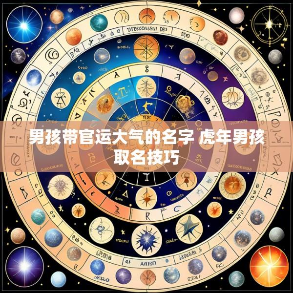 男孩带官运大气的名字 虎年男孩取名技巧