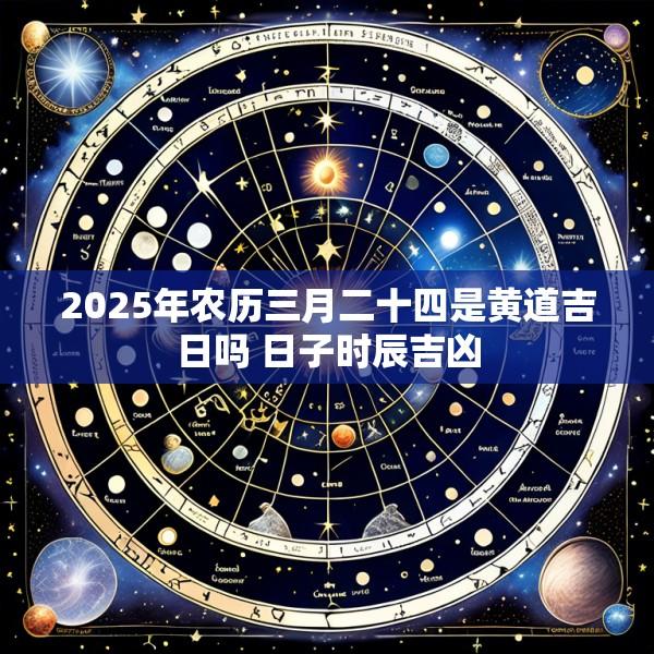 2025年农历三月二十四是黄道吉日吗 日子时辰吉凶