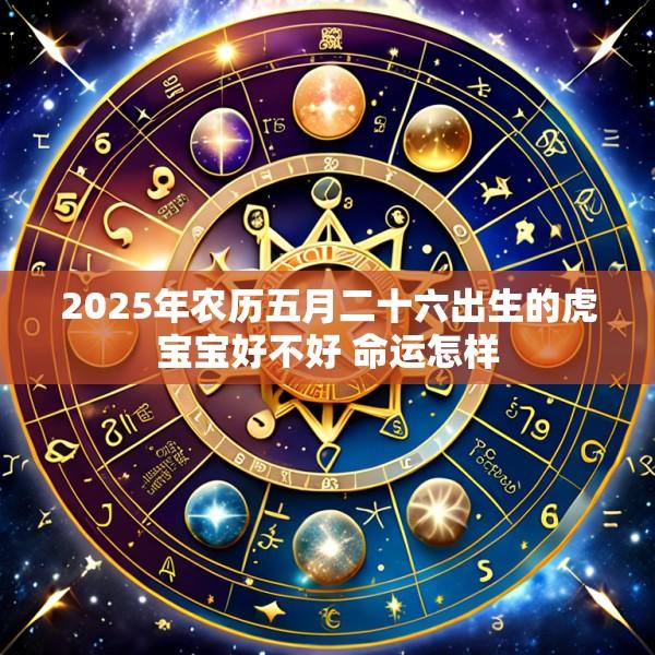 2025年农历五月二十六出生的虎宝宝好不好 命运怎样