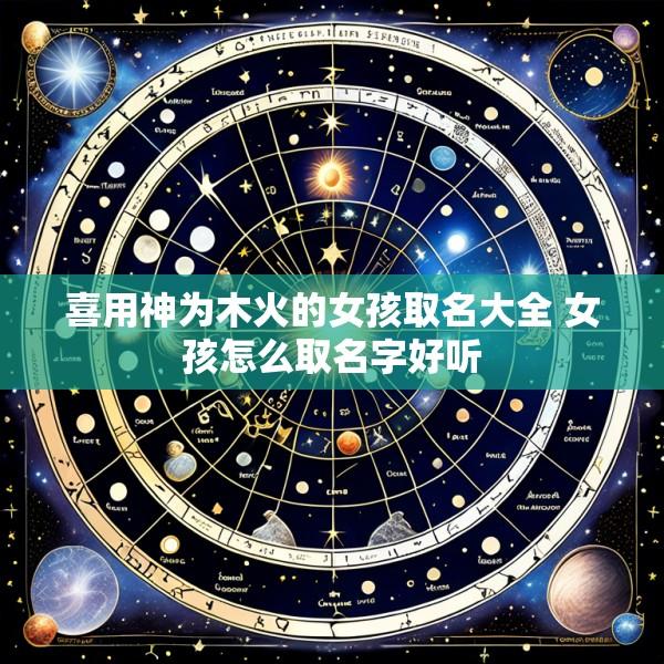 喜用神为木火的女孩取名大全 女孩怎么取名字好听