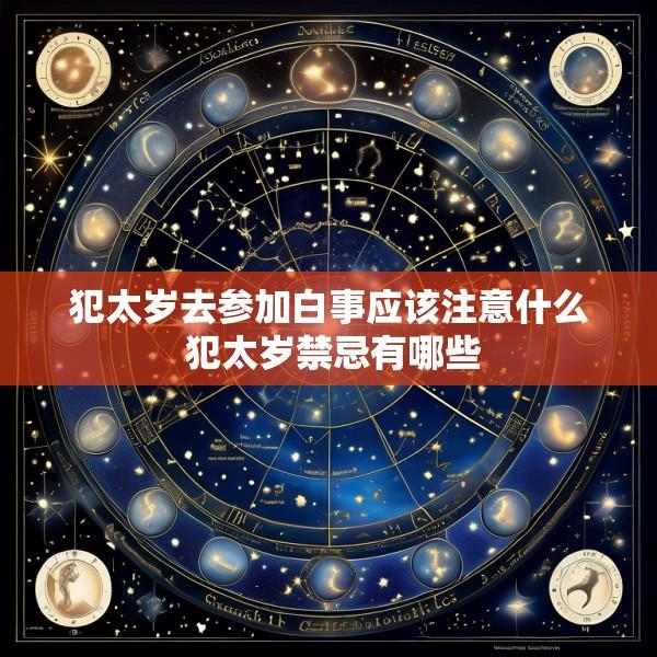 犯太岁去参加白事应该注意什么 犯太岁禁忌有哪些