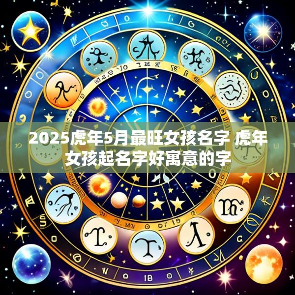2025虎年5月最旺女孩名字 虎年女孩起名字好寓意的字