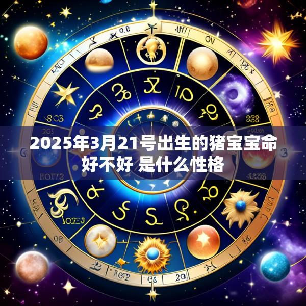 2025年3月21号出生的猪宝宝命好不好 是什么性格