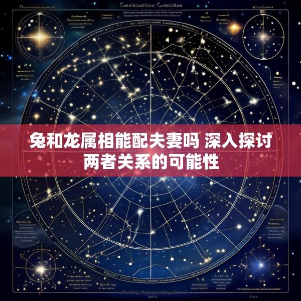 兔和龙属相能配夫妻吗 深入探讨两者关系的可能性