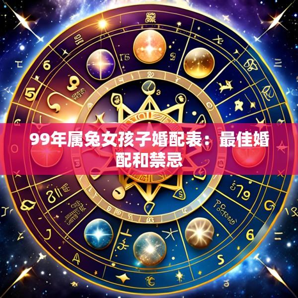 99年属兔女孩子婚配表：最佳婚配和禁忌