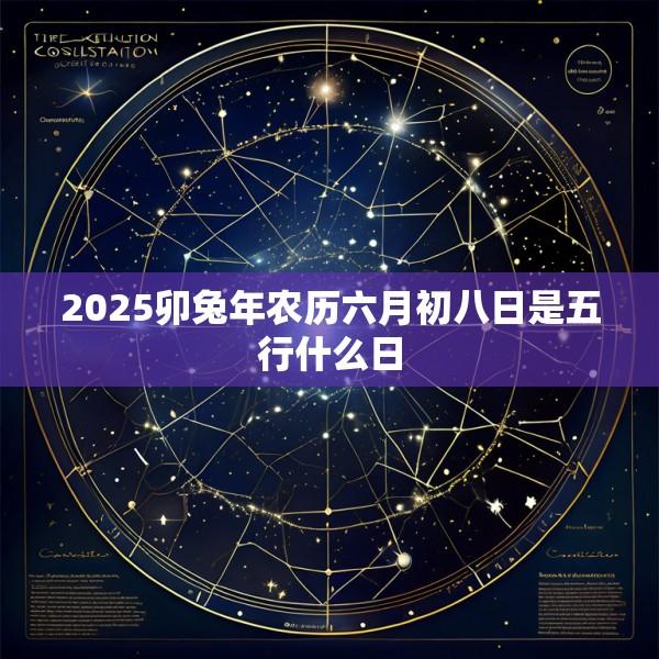 2025卯兔年农历六月初八日是五行什么日