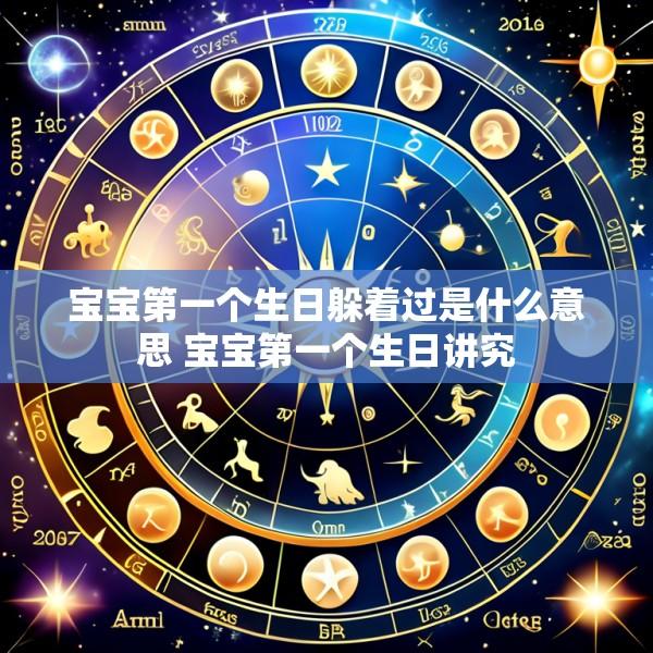 宝宝第一个生日躲着过是什么意思 宝宝第一个生日讲究