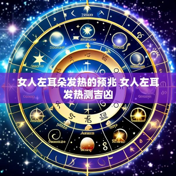 女人左耳朵发热的预兆 女人左耳发热测吉凶