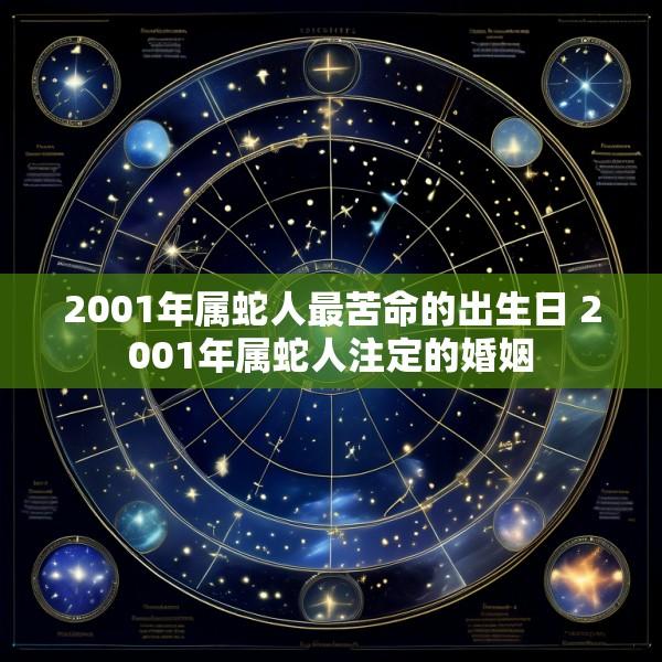 2001年属蛇人最苦命的出生日 2001年属蛇人注定的婚姻