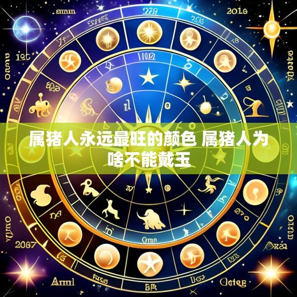 属猪人永远最旺的颜色 属猪人为啥不能戴玉