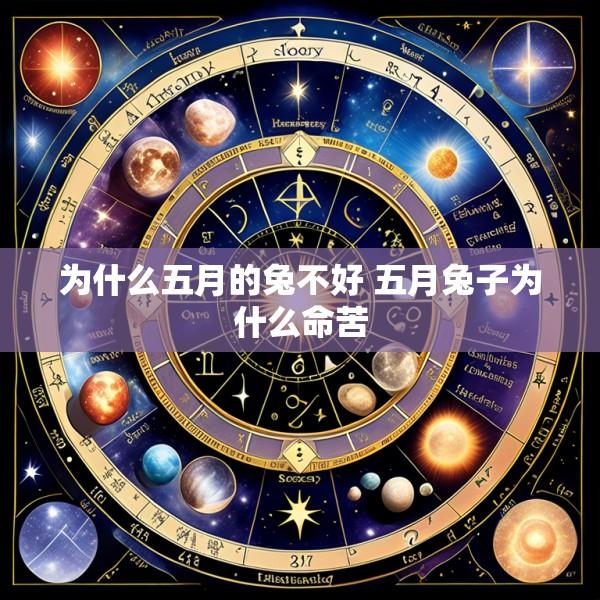 为什么五月的兔不好 五月兔子为什么命苦