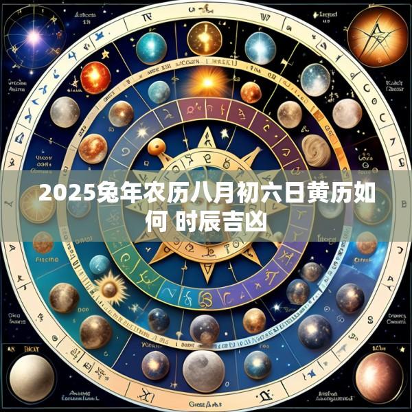 2025兔年农历八月初六日黄历如何 时辰吉凶