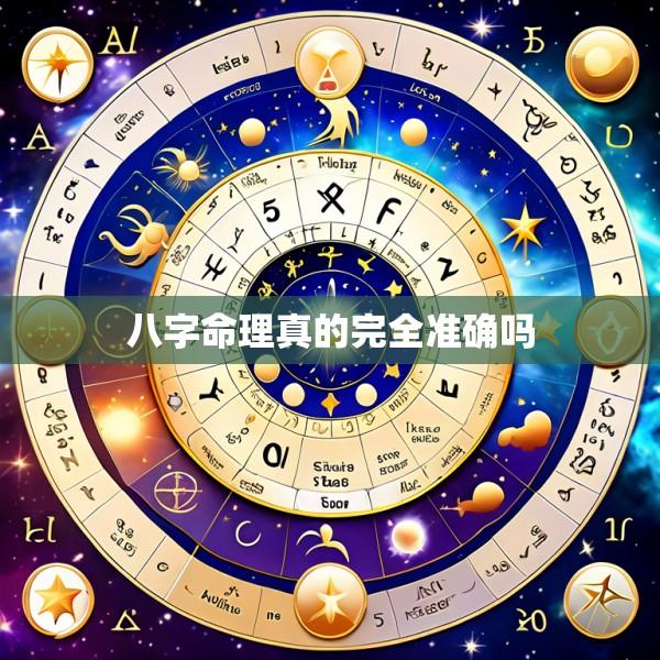 八字命理真的完全准确吗