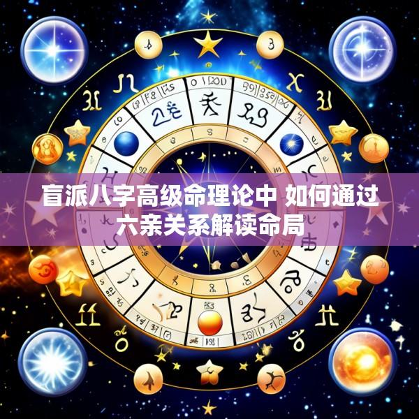 盲派八字高级命理论中 如何通过六亲关系解读命局