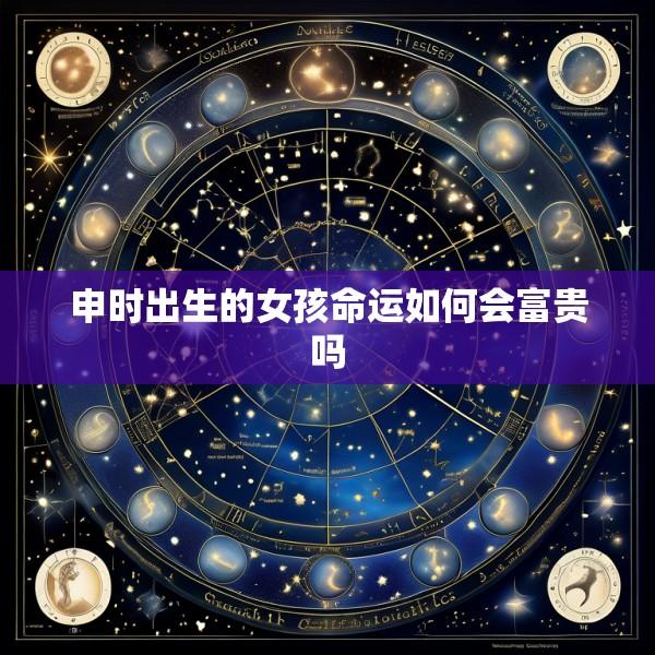 申时出生的女孩命运如何会富贵吗