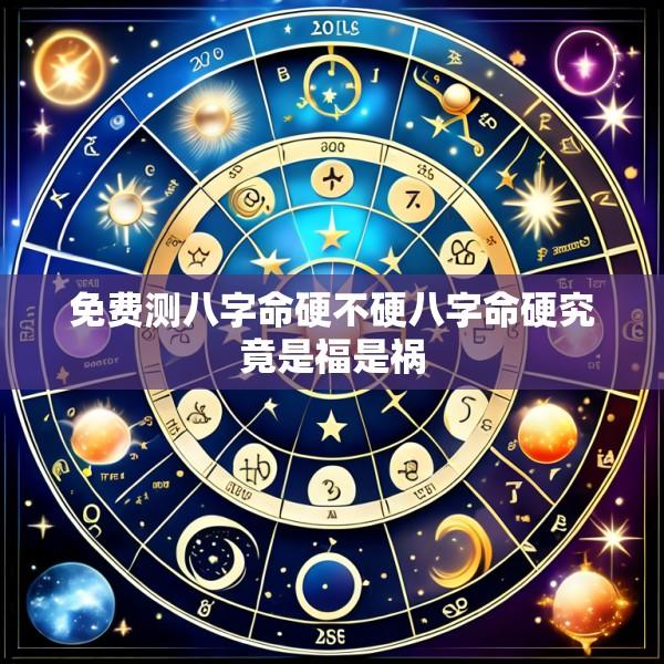 免费测八字命硬不硬八字命硬究竟是福是祸