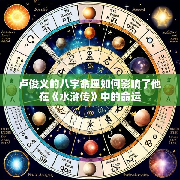 卢俊义的八字命理如何影响了他在《水浒传》中的命运