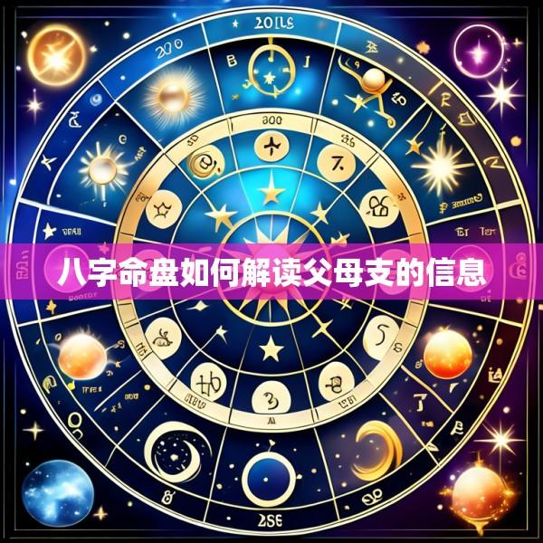 八字命盘如何解读父母支的信息