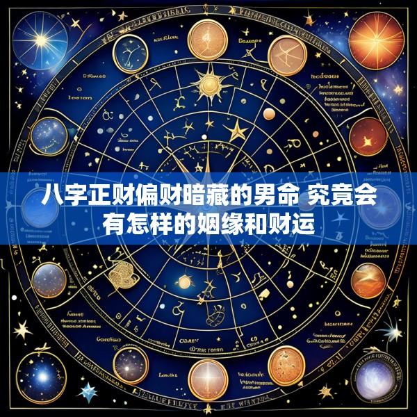 八字正财偏财暗藏的男命 究竟会有怎样的姻缘和财运