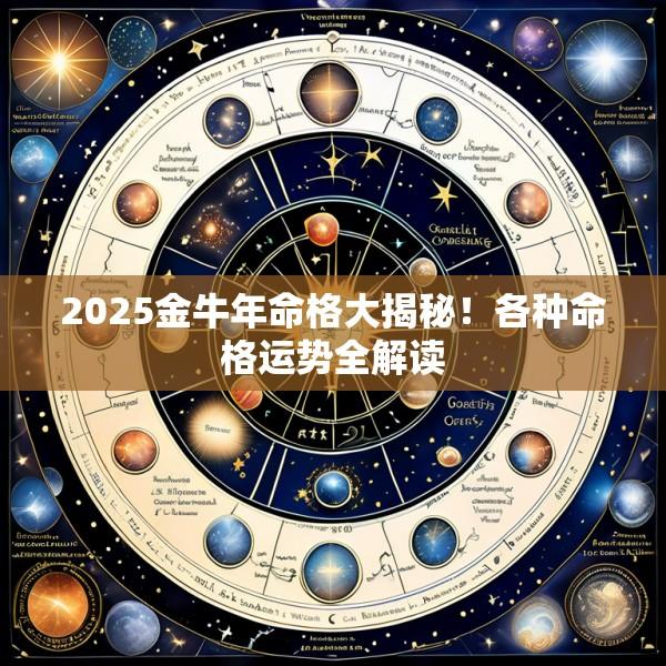 2025金牛年命格大揭秘！各种命格运势全解读