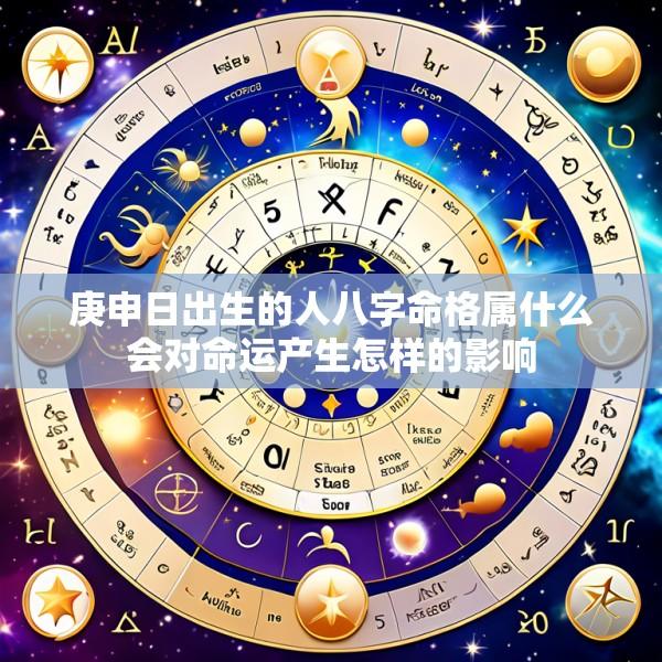 庚申日出生的人八字命格属什么会对命运产生怎样的影响