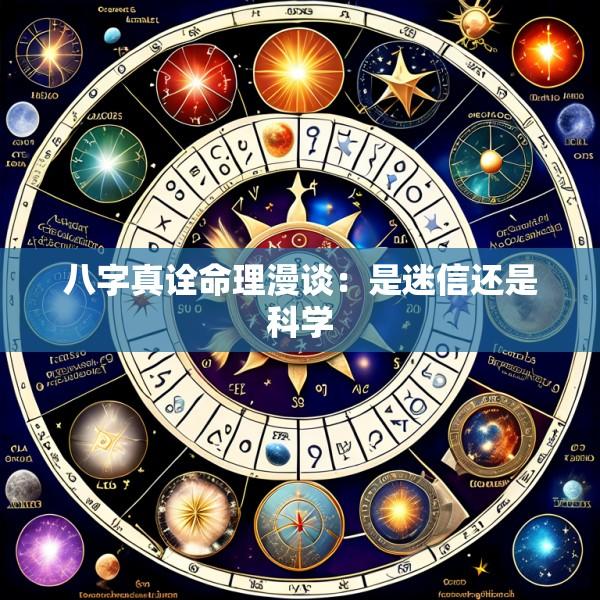 八字真诠命理漫谈：是迷信还是科学