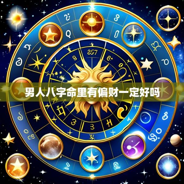 男人八字命里有偏财一定好吗