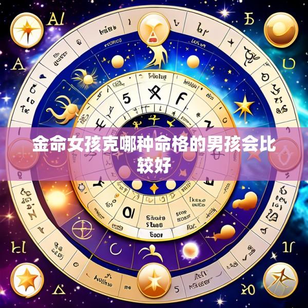 金命女孩克哪种命格的男孩会比较好