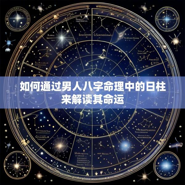 如何通过男人八字命理中的日柱来解读其命运