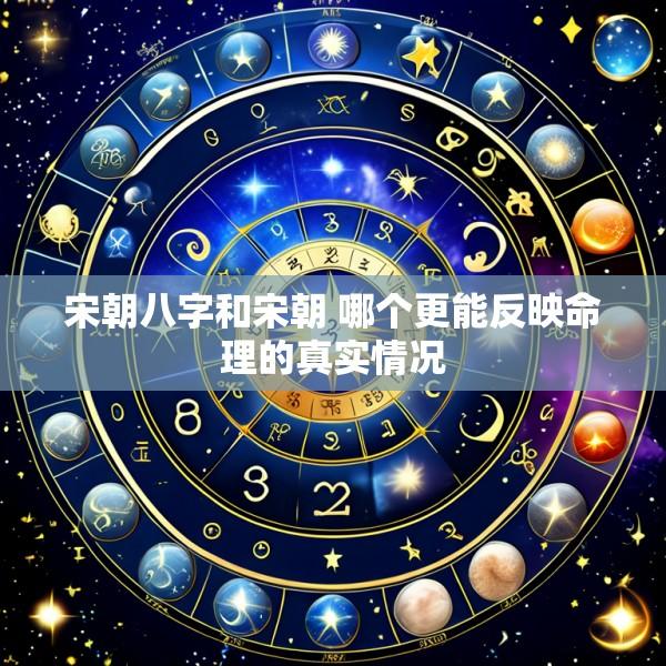 宋朝八字和宋朝 哪个更能反映命理的真实情况