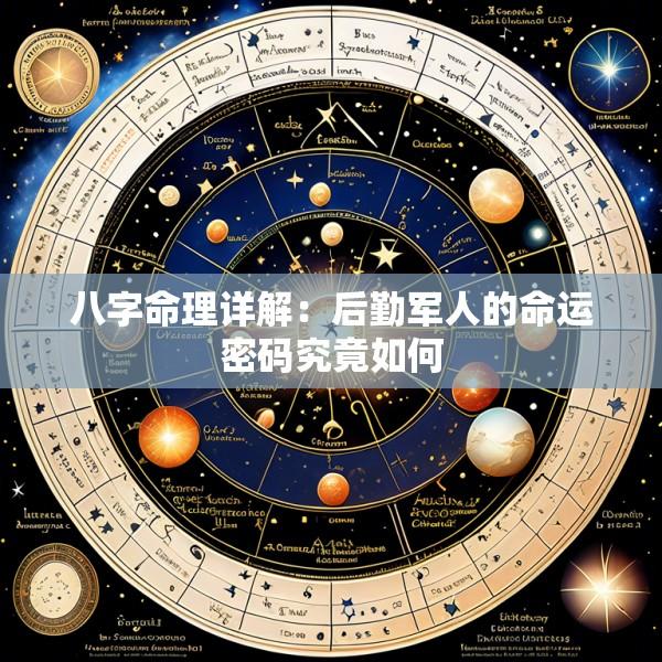 八字命理详解：后勤军人的命运密码究竟如何