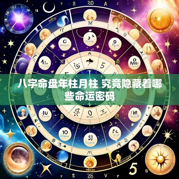 八字命盘年柱月柱 究竟隐藏着哪些命运密码