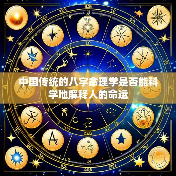 中国传统的八字命理学是否能科学地解释人的命运
