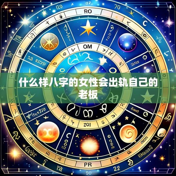 什么样八字的女性会出轨自己的老板