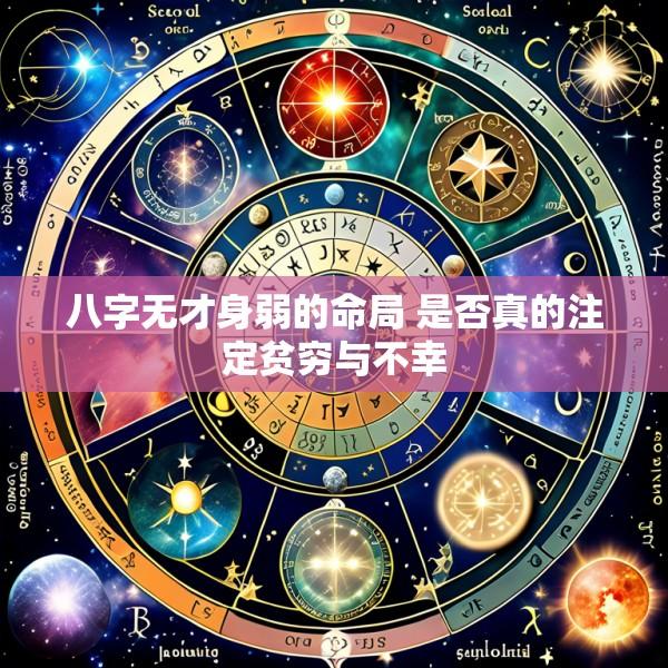 八字无才身弱的命局 是否真的注定贫穷与不幸