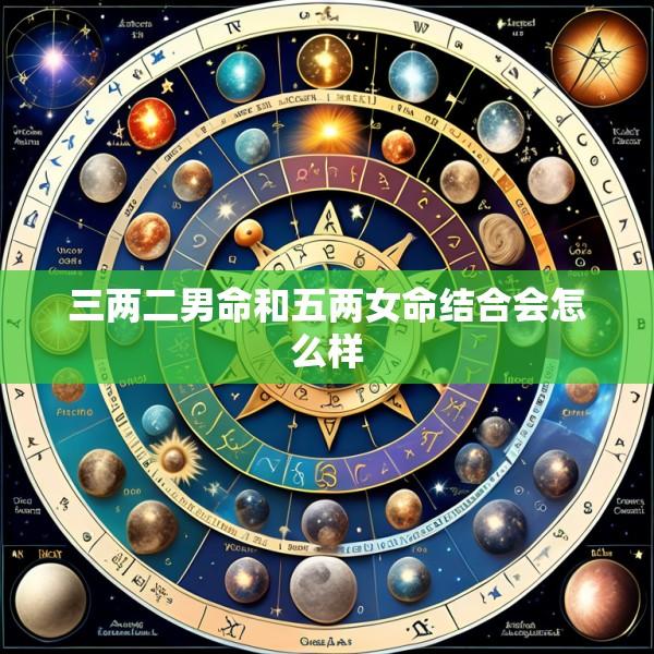 三两二男命和五两女命结合会怎么样