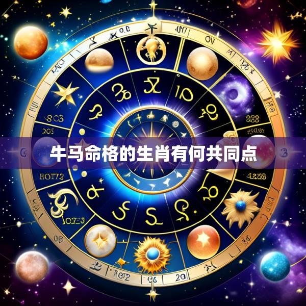 牛马命格的生肖有何共同点