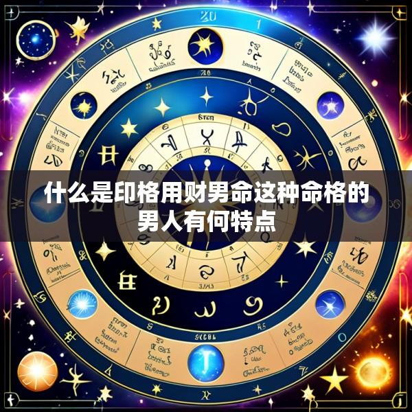 什么是印格用财男命这种命格的男人有何特点