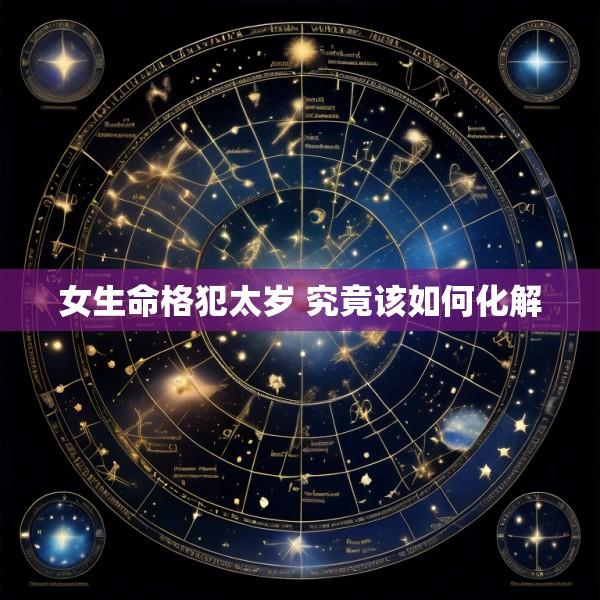 女生命格犯太岁 究竟该如何化解