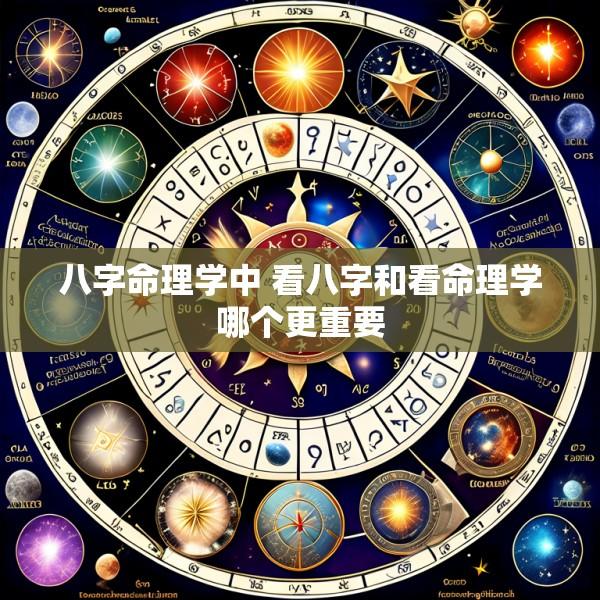 八字命理学中 看八字和看命理学哪个更重要