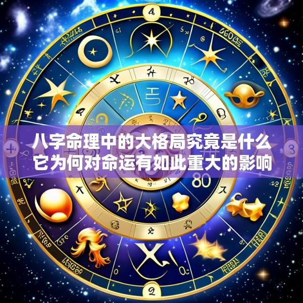 八字命理中的大格局究竟是什么它为何对命运有如此重大的影响