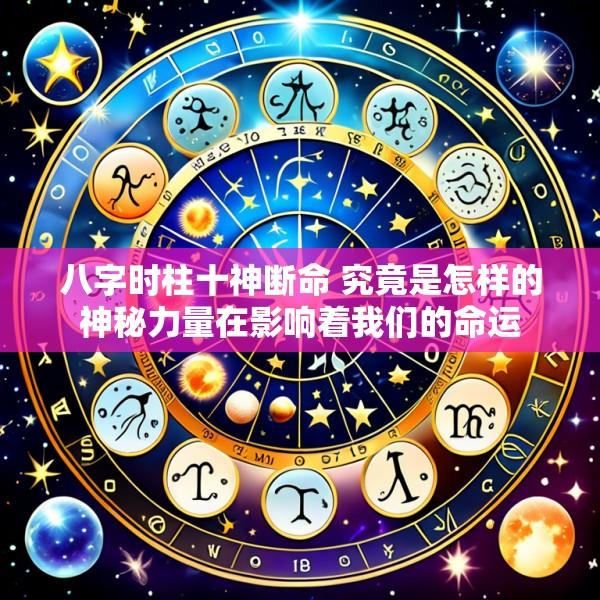 八字时柱十神断命 究竟是怎样的神秘力量在影响着我们的命运
