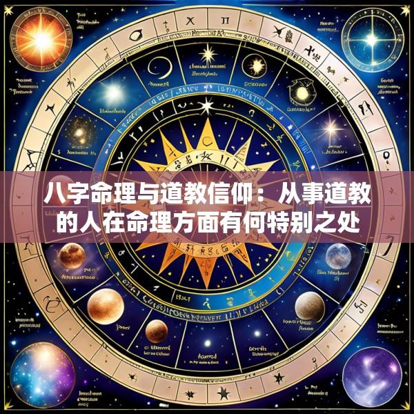 八字命理与道教信仰：从事道教的人在命理方面有何特别之处