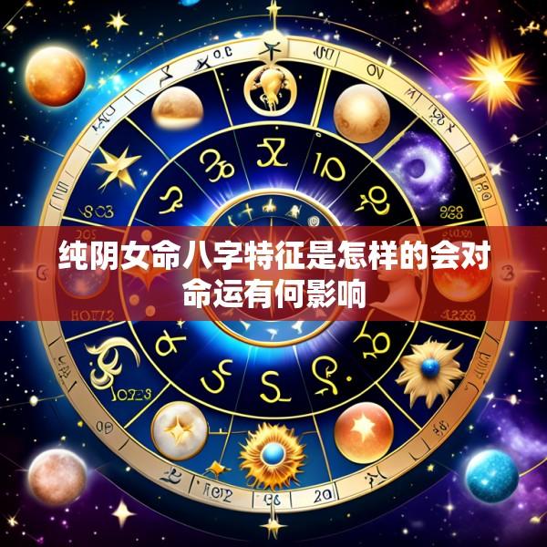纯阴女命八字特征是怎样的会对命运有何影响