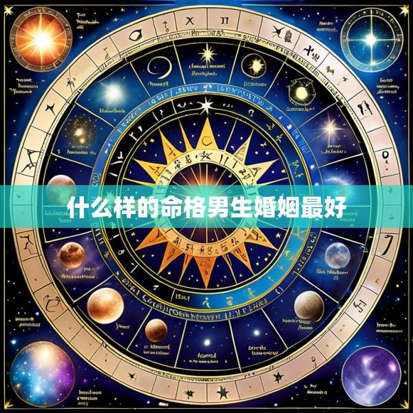 什么样的命格男生婚姻最好