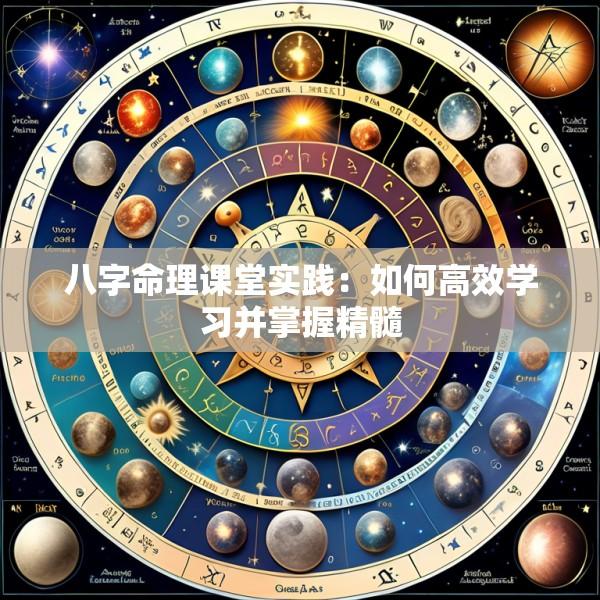 八字命理课堂实践：如何高效学习并掌握精髓