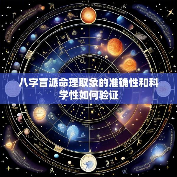 八字盲派命理取象的准确性和科学性如何验证